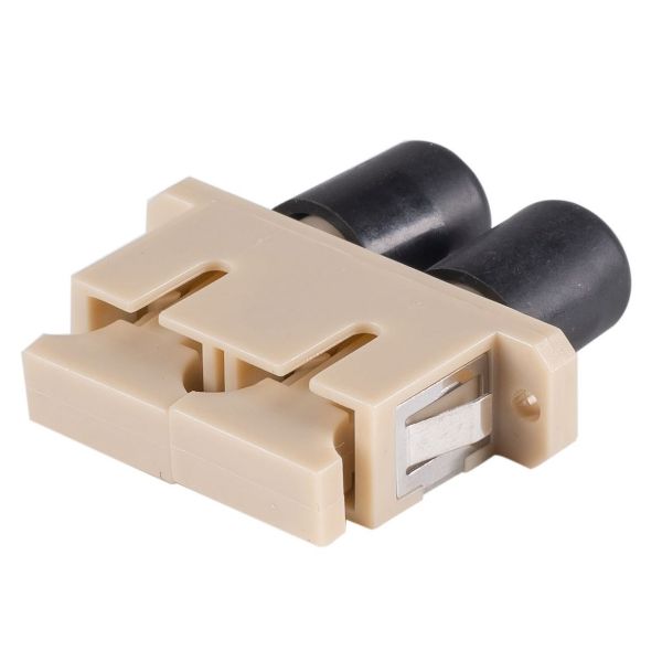 DYNAMIX A-FIBSCST - Fibre SC to ST Duplex Multi-mode Joiner Zirconia Ceramic Sleeve