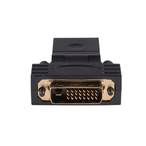 A-HDMIF-DVIM - DYNAMIX A-HDMIF-DVIM - HDMI Female to DVI-D (24+1) Male Swivel Adapter Supports up to 2560x1440@60Hz