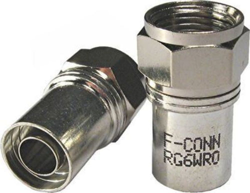 A-RG6F-MSA - MATCHMASTER A-RG6F-MSA - RG6 F-Connector (Male) Radial Sky Approved. Crimp Indoor/Outdoor rated
