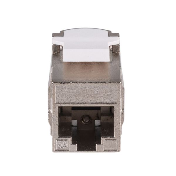 DYNAMIX A-RJ45-C6AS - Cat 6A Sheilded Coupler Keystone Straight Through Wiring Colour Silver