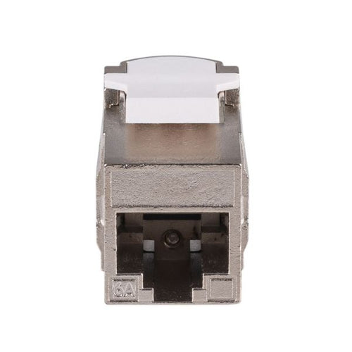 A-RJ45-C6AS - DYNAMIX A-RJ45-C6AS - Cat 6A Sheilded Coupler Keystone Straight Through Wiring Colour Silver