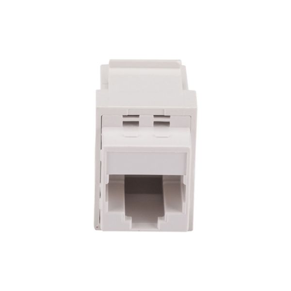DYNAMIX A-RJ45C6NWH - Cat6 Rated RJ45 8C Joiner 2-Way (2x RJ45 Sockets) Colour White