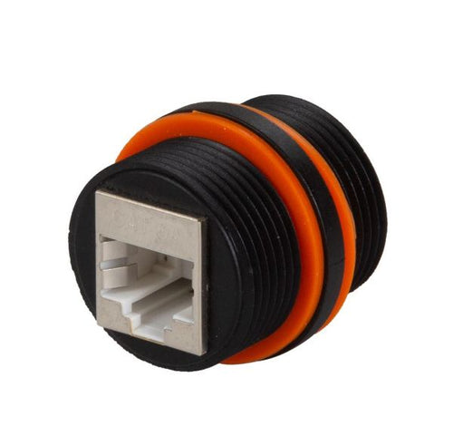 A-RJ45IP-C6AS - DYNAMIX A-RJ45IP-C6AS - Cat6/6A Waterproof In-line Connector Coupler Shielded Femal to Female IP67 RJ45-RJ45
