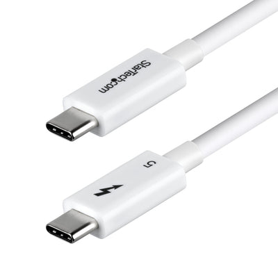 TBLT5MM1M240WWH - STARTECH.COM 3FT (1M) THUNDERBOLT 5 CABLE, 80GBPS, CERTIFIED - WHITE, LTW