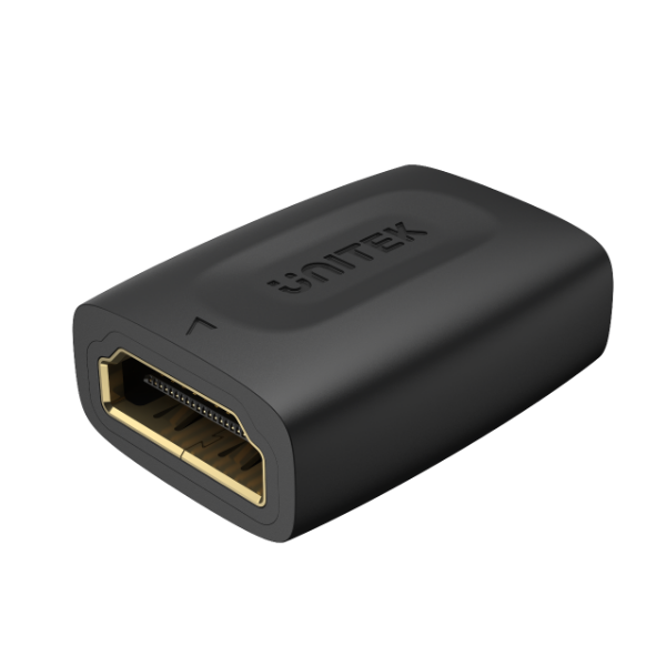 UNITEK A1013BK - 4K HDMI Female to Female Coupler Gold-Plated connectors Supports 4K@60Hz UHD & HDR.