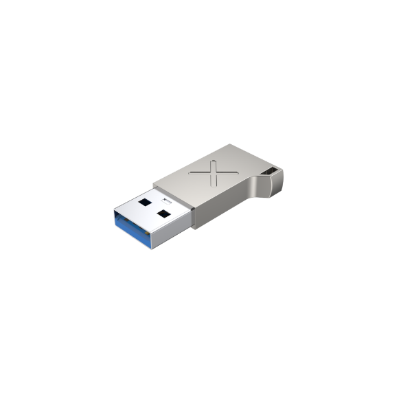 UNITEK A1034NI - USB-A Male to USB-C Female Ultra-Tiny Adaptor w/ Easy Grip Design. Superspeed
