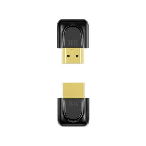 A1046A - UNITEK A1046A - 8K HDMI 90 & 270 Degree Right Angle Adapter w/ Gold-Plater Connectors