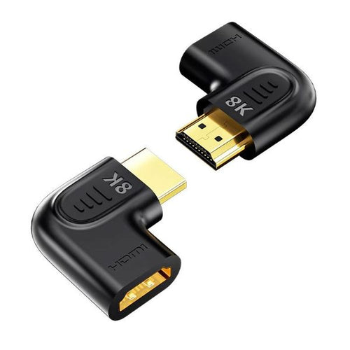 A1047A - UNITEK A1047A - 8K HDMI 90 & 270 Degree Vertical Flat Adapter w/ Gold-Plater Connectors
