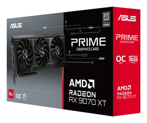 90YV0L71-M0NA00 - ASUS PRIME-RX9070XT-O16G GRAPHICS CARD