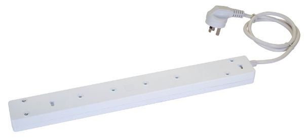 DYNAMIX A16U - 6-way 10A Home & Office Powerboard w/ two USB 3.4A Rapid Charging Ports