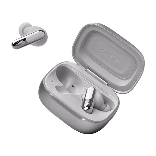 JBLLIVEBEAM3SIL - JBL LIVE BEAM TWS ANC HEADPHONES SILVER