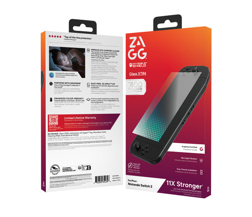 Zagg InvisibleShield Glass XTR4 Nintendo Switch 2 Screen