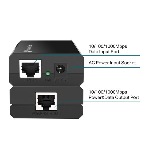 POE150S - TP-Link PoE150S Power Over Ethernet Injector Adapter