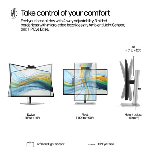 HP Series 5 Pro 527pm 27 inch QHD USB-C Conferencing Monitor -  WHILE STOCK LASTS