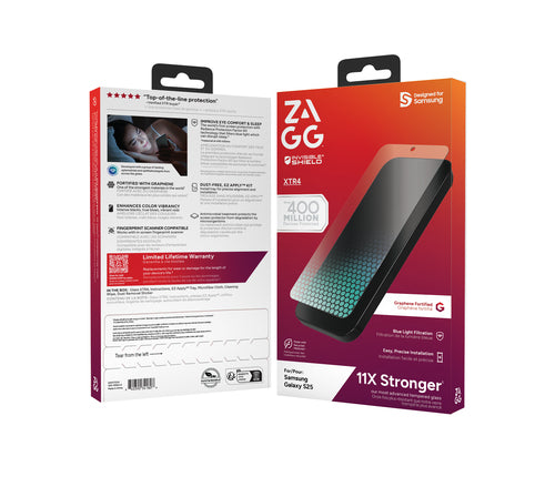 ZAGG InvisibleShield Glass XTR4 Screen Protector for Samsung Galaxy S25