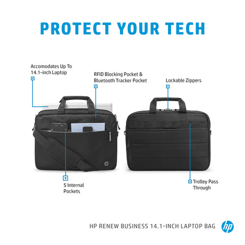 3E5F9AA - HP Rnw Business 14.1 Laptop Bag