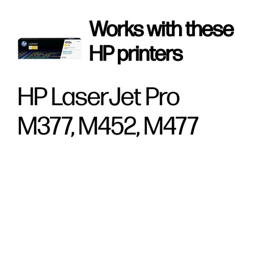 HP CF412A - 410A YELLOW LASERJET TONER CART CF412A