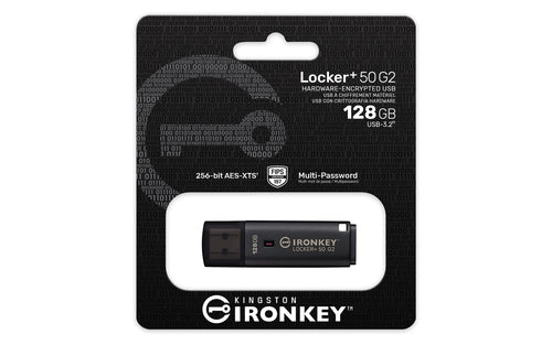 Kingston IKLP50G2/128GB - 128GB IronKey Locker Plus 50 G2