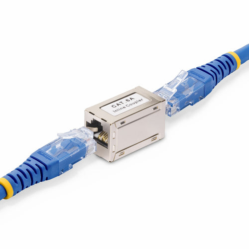 StarTech.com IN-CAT6A-COUPLER-S1 - Shielded RJ45 Coupler Cat6a Coupler F/F