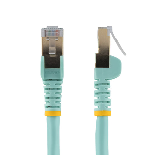 STARTECH.COM 2M AQUA CAT6A ETHERNET CABLE - SHIELDED (STP), LTW