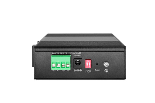 LevelOne IGS-2105 - 6-Port Gigabit Industrial Smart Switch -40°C to 75°C DIN-Rail (Promotional price)