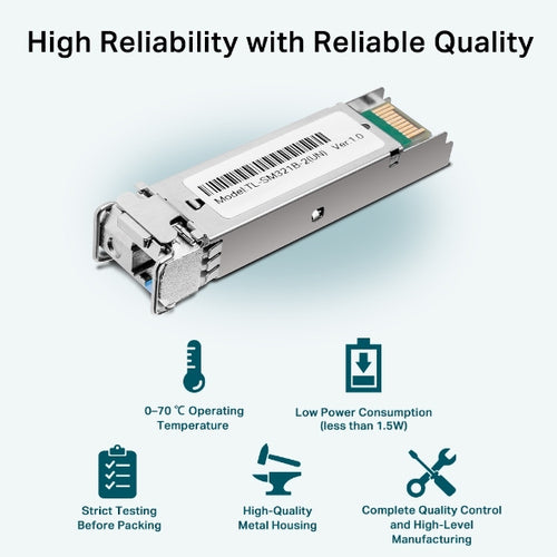 TP-Link TL-SM321B-2 - TP Link 1000Base-BX WDM Bi-Directional SFP Module