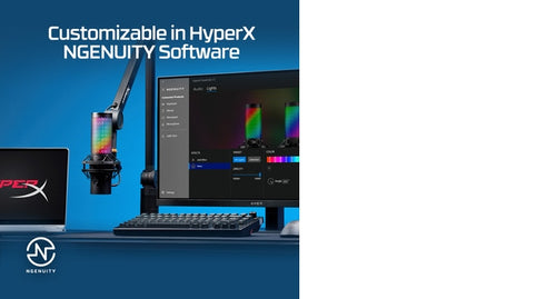 HP 9A273AA - HYPERX QUADCAST 2 S - USB MICROPHONE (BLACK)