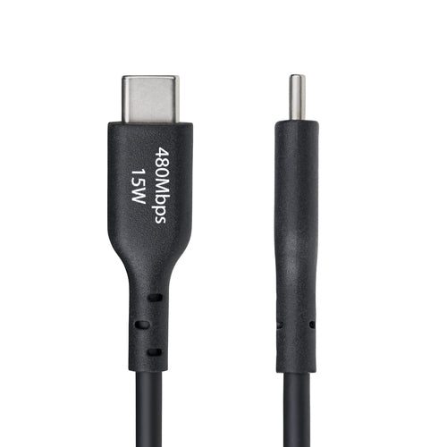 StarTech.com USB2AC15CMBK - 15cm USB-A to USB-C Charging Cable