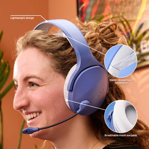 HP AM7A0AA - HYPERX CLOUD JET - WIRELESS GAMING HEADSET (BLUE)