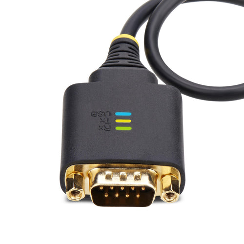 STARTECH.COM 1FT (30CM) USB TO SERIAL ADAPTER CABLE, COM RETENTION, RS232, 2 YR