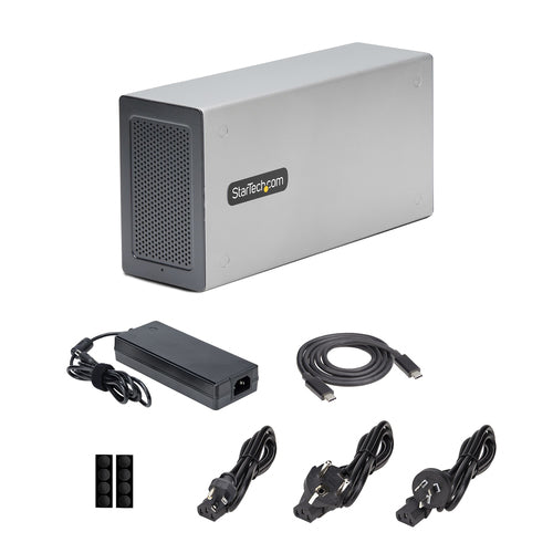 STARTECH.COM THUNDERBOLT 3 PCIE EXPANSION CHASSIS, ENCLOSURE BOX W/DUAL PCIE3.0 SLOT, 2 YR