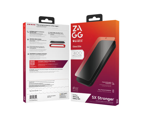 ZAGG InvisibleShield Glass Elite Screen Protector for Samsung Galaxy S25