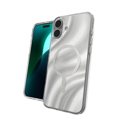 702315120 - Zagg iPhone 16 Pro Milan Snap Case - Wirbel-Glitzer