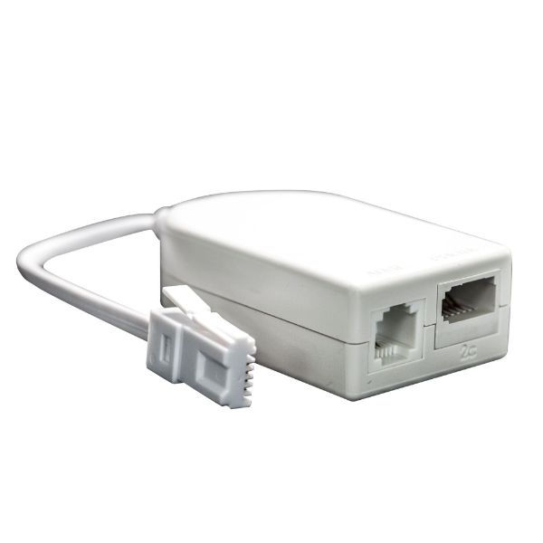 DYNAMIX ADSL002-BULK - ADSL2+ Telephone Splitter & In-line Filter Bulk Packaged