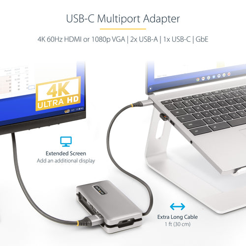 StarTech.com DKT31CVHPD3 - USB-C MULTIPORT ADAPTER HDMI/VGA HUB