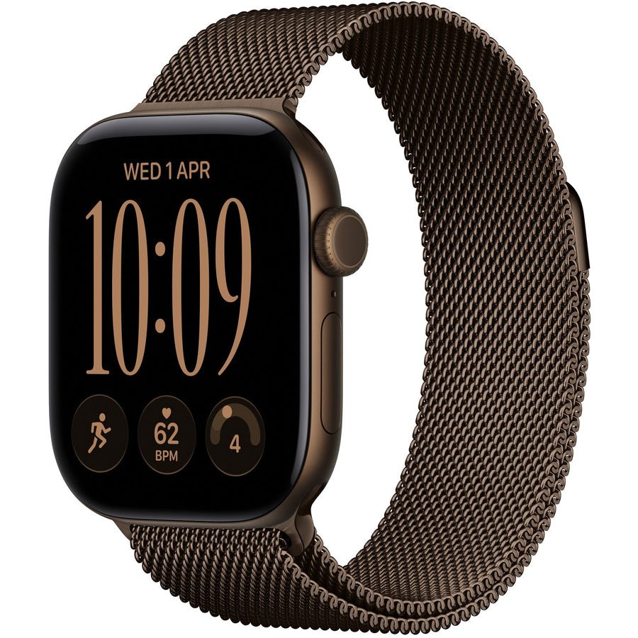 Apple Watch Series 12 (GPS) 42mm - Dark Bronze Aluminium Case with Dark Bronze Milanese Loop