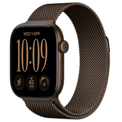 Apple Watch Series 12 (GPS + Cellular) 42mm - Dark Bronze Aluminium Case with Dark Bronze Milanese Loop