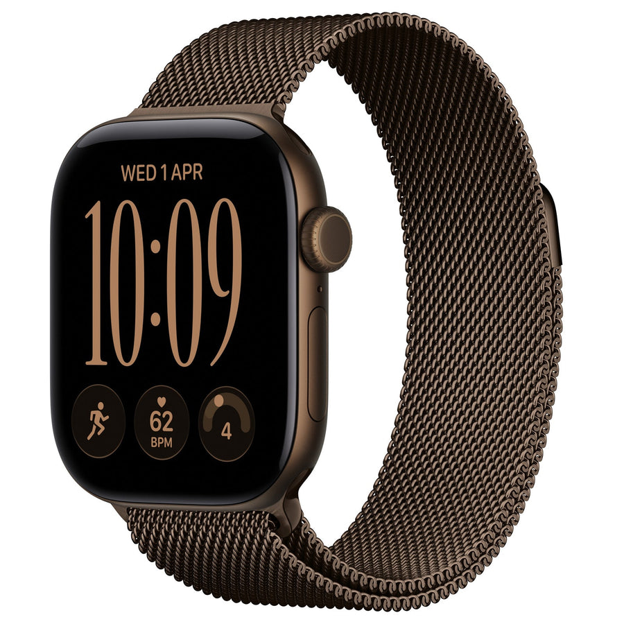 Apple Watch Series 12 (GPS + Cellular) 42mm - Dark Bronze Aluminium Case with Dark Bronze Milanese Loop