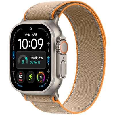 Apple Watch Ultra 4 (GPS + Cellular) 49mm - Natural Titanium Case with Sand Trail Loop - M/L