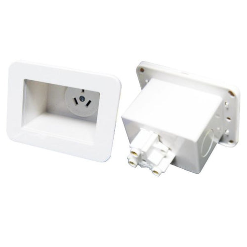 AV-RPS01 - DYNAMIX AV-RPS01 - Recessed Single Power Outlet
