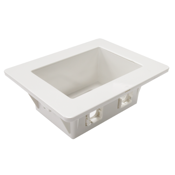 DYNAMIX AV-RPS02 - Recessed Wall Box w/ 2x Amdex Style Outlets & 1x GPO Slot Floating Gib Install ONLY