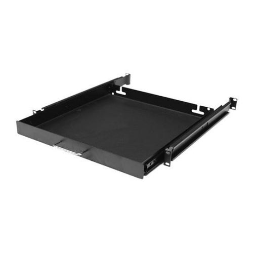AVRSDRAWER1U - DYNAMIX AVRSDRAWER1U - AV Rack 1RU sliding drawer w/ #10-32 screws 450mm Deep Max Shelf Weight 30Kgs.