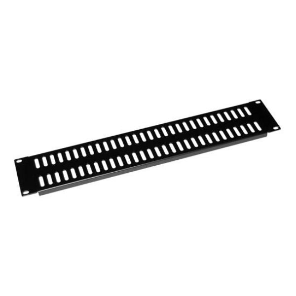 DYNAMIX AVRVBP-2U - AV Rack 2RU metal blanking panel w/ vented holes w/ #10-32 & #10-32 screws