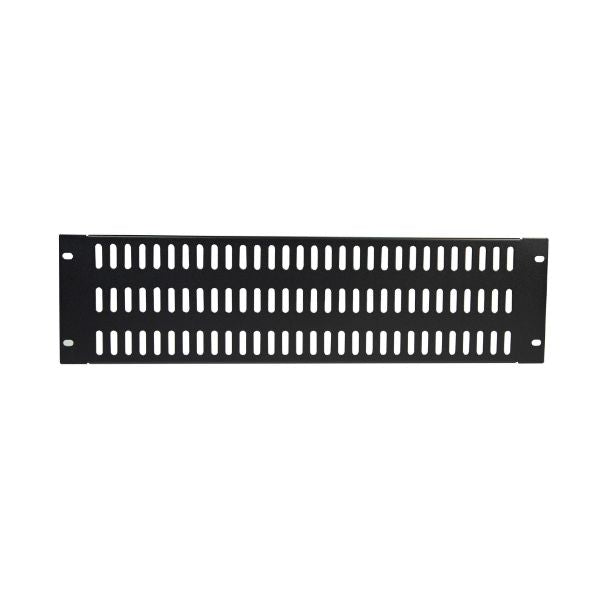 DYNAMIX AVRVBP-3U - AV Rack 3RU metal blanking panel w/ vented holes w/ #10-32 & #10-32 screws