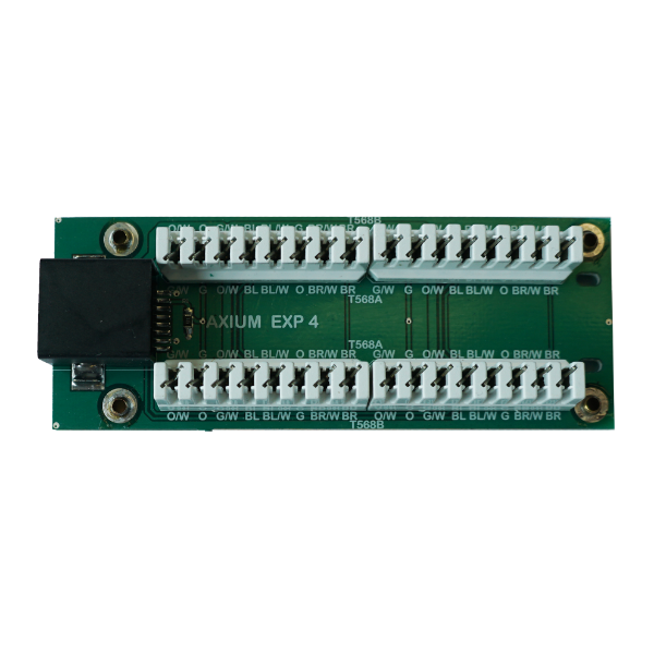 AXIUM AXEXP4 - IR receiver CatX punchdown exp&er for connecting 4 remote IRFX3''s