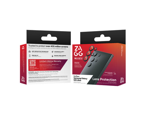 ZAGG InvisibleShield Premium Camera Lens Protector for Samsung Galaxy S25 Ultra