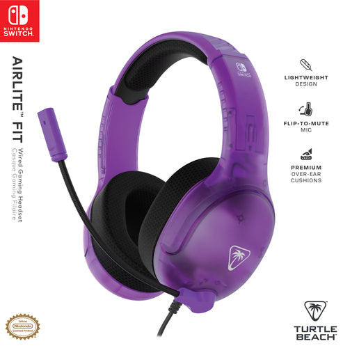 TBS-8002-45 - TURTLE BEACH AIRLITE FIT HEADSET - GHOST PURPLE NSW