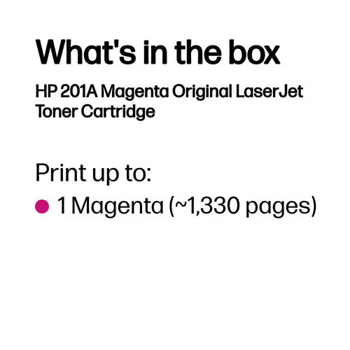 HP CF403A - 201A MAGENTA LJ TONER CART-CF403A