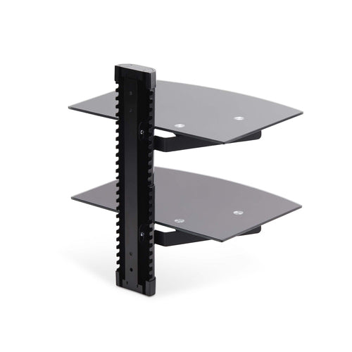 STARTECH.COM DUAL FLOATING WALL-MOUNTED AV SHELVES, ADJUSTABLE HEIGHT, 2 YR