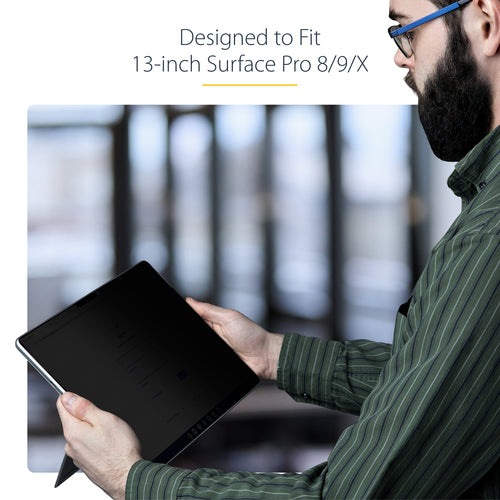 STARTECH.COM 4-WAY PRIVACY SCREEN FOR 13-INCH SURFACE PRO 8/9/X, ANTI-GLARE, 2 YR